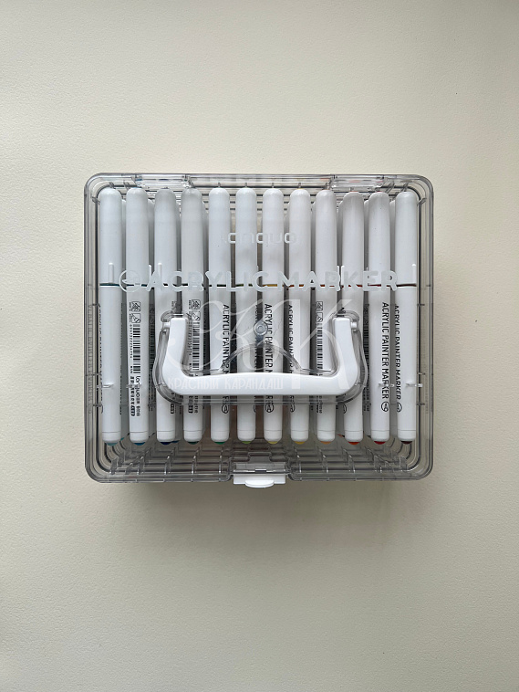 Набор маркеров акриловые Languo, 48 цветов 606x758