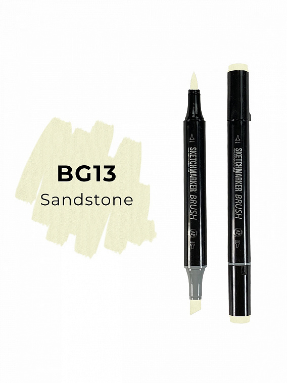 Маркер двухсторонний на спиртовой основе Sketchmarker Brush Цвет Песчаник 606x758
