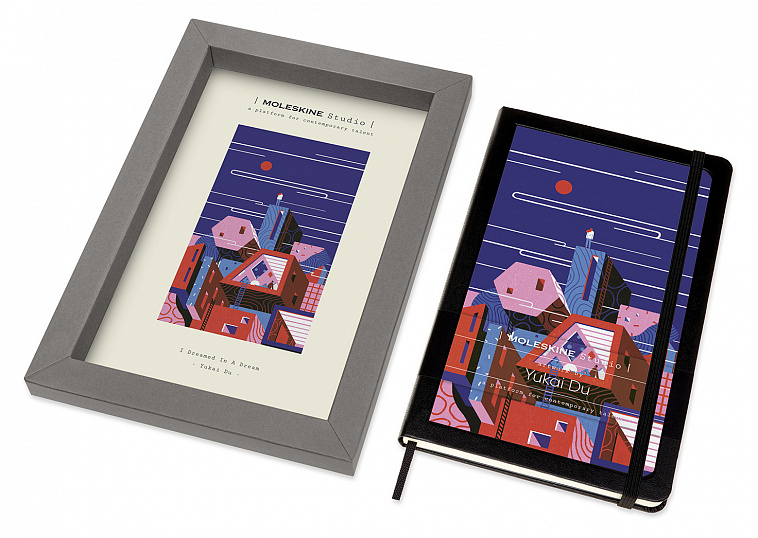 Блокнот в линейку Moleskine "STUDIO" 13x21 см 240 стр., Yukai Du 606x758
