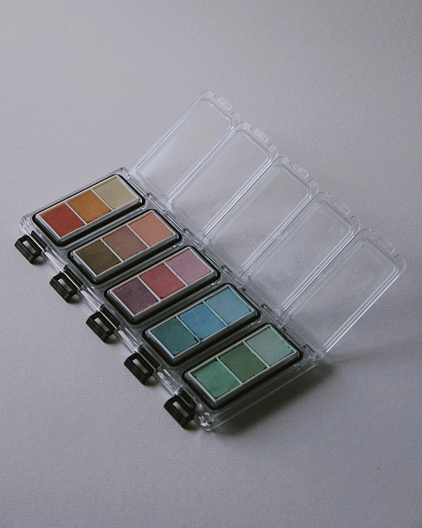 Набор пастели прессованной nuance. Pastel Dualité, Le Silence (тишина), 15 цв 606x758