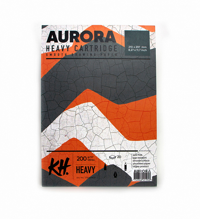 Альбом-склейка для рисования Aurora А3 20 л 200 г, устойчива к истеранию