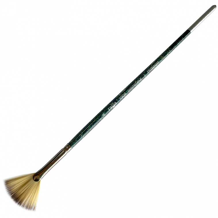 Кисть синтетика №4 веерная Гамма "Модерн" короткая ручка 606x758