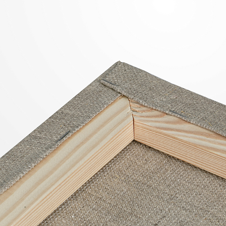 Холст грунтованный на подрамнике "Мастер-Класс" 30х40 см, 395 г, 100% лён, крупное зерно 606x758