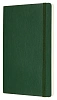Записная книжка нелинованная Moleskine "Classic Soft" Large 13х21 см 192 стр., обложка мягкая зелена 1