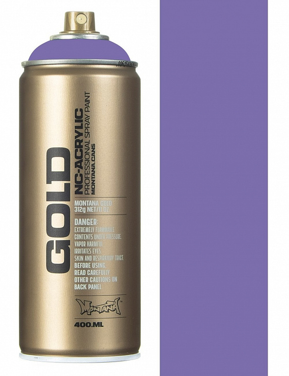 Краска для граффити Montana "Gold" 400 мл в аэрозоли, сиреневая 606x758
