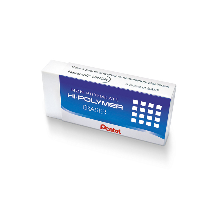 Ластик Pentel Hi-Polymer "Extra Large" 74x32,5x13,5 мм 606x758