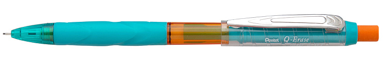 Карандаш автоматический Pentel "Q-Erase" с выкручивающимся ластиком   0,7 мм, зеленый корпус 606x758