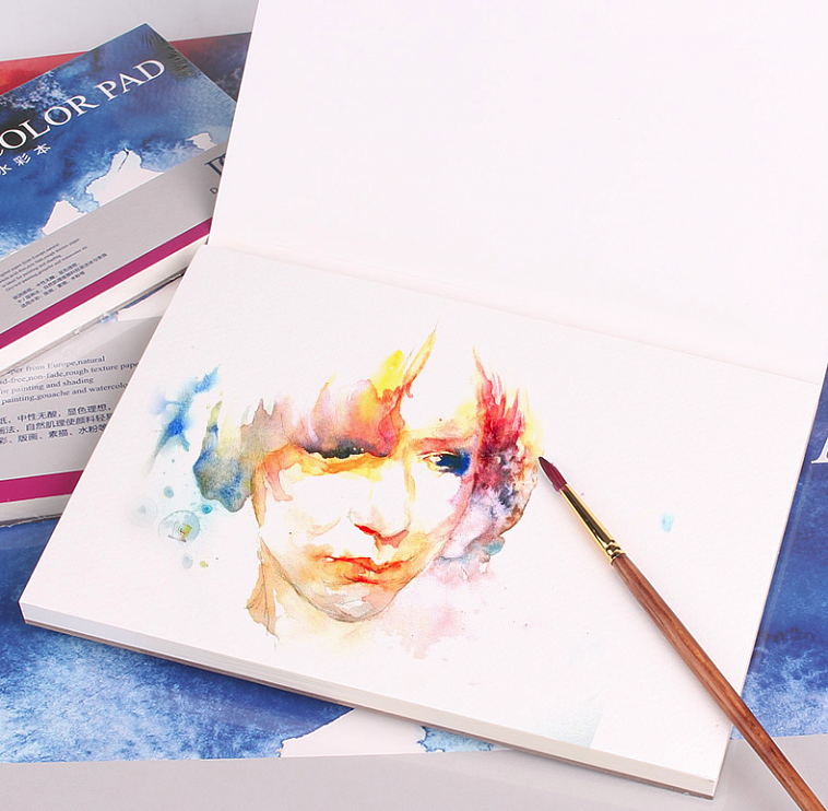Альбом-склейка для акварели Potentate Watercolor Pad 21x29,7 см 20 л 300 г 606x758