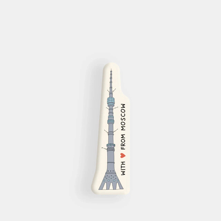 Стикер объемный "Москва. Останкино" 606x758
