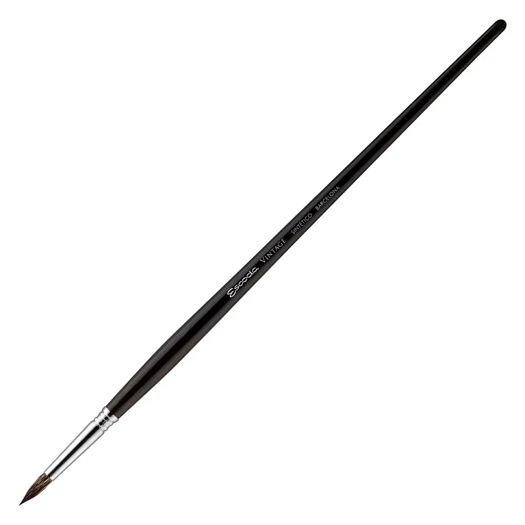 Кисть синтетика №12 круглая Escoda "Vintage" 606x758