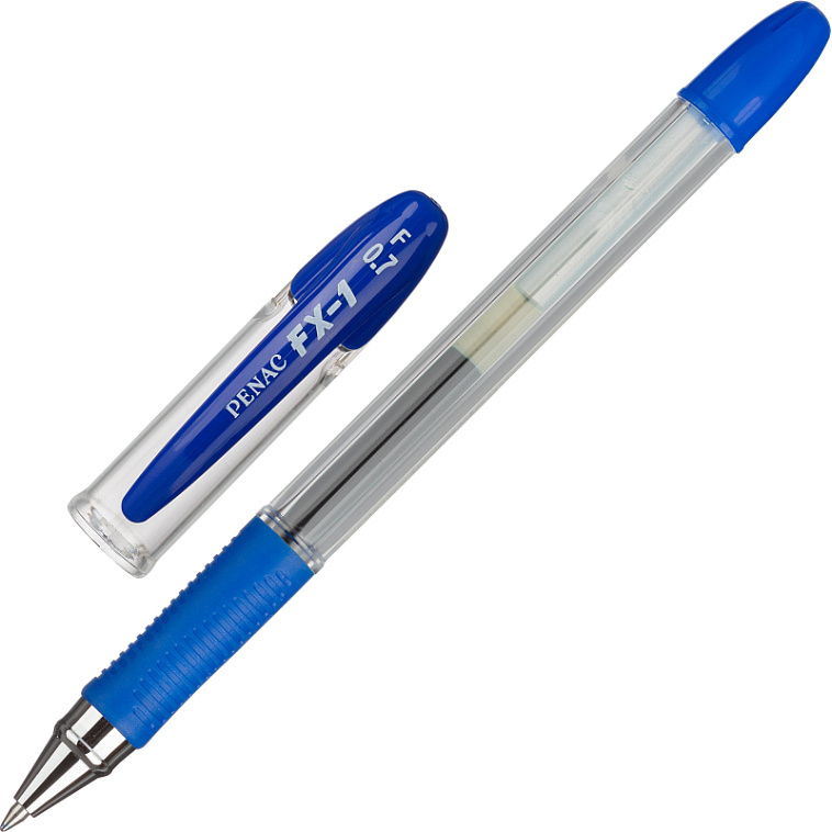 Ручка гелевая Penac "FX-1" Gel 0,7 мм синяя  606x758