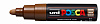 Маркер UNI "POSCA" PC-7M, 4,5-5,5 мм, наконечник пулевидный, цвет коричневый