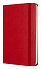 Записная книжка в линейку Moleskine "Classic" Medium 115х180 мм 240 стр., твердая обложка красная 2