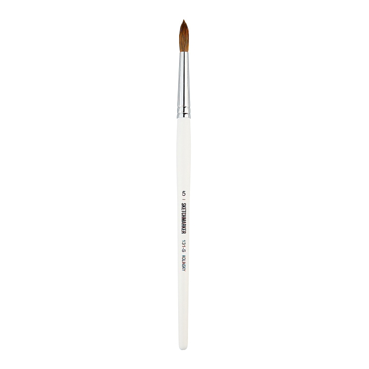 Кисть колонок №5 круглая Sketchmarker "131" ручка короткая 606x758