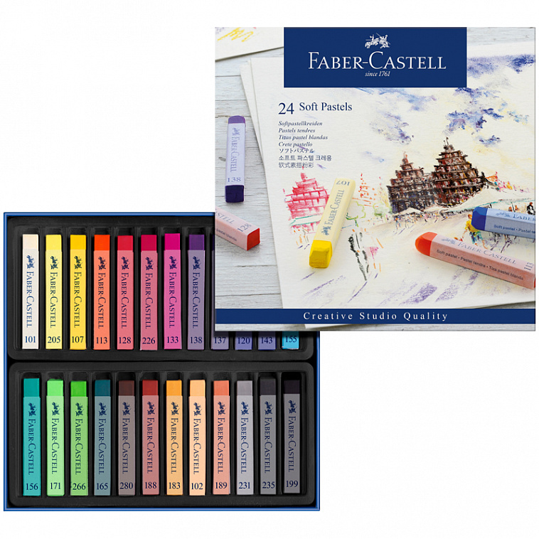 Набор сухой пастели Faber-castell "Creative Studio" 24 цв