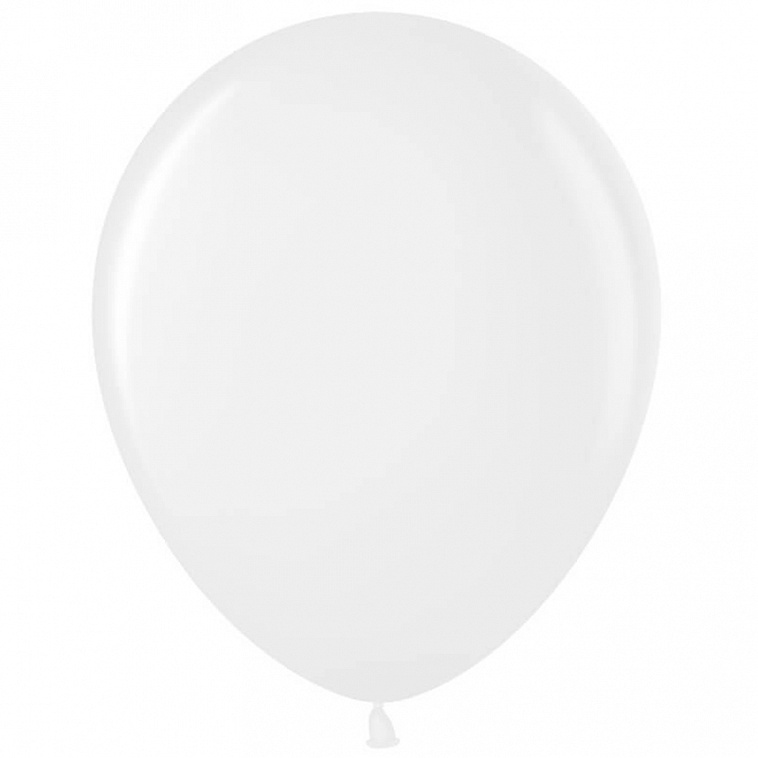Набор воздушных шаров MESHU М12/30 см, 50 шт, пастель, белый