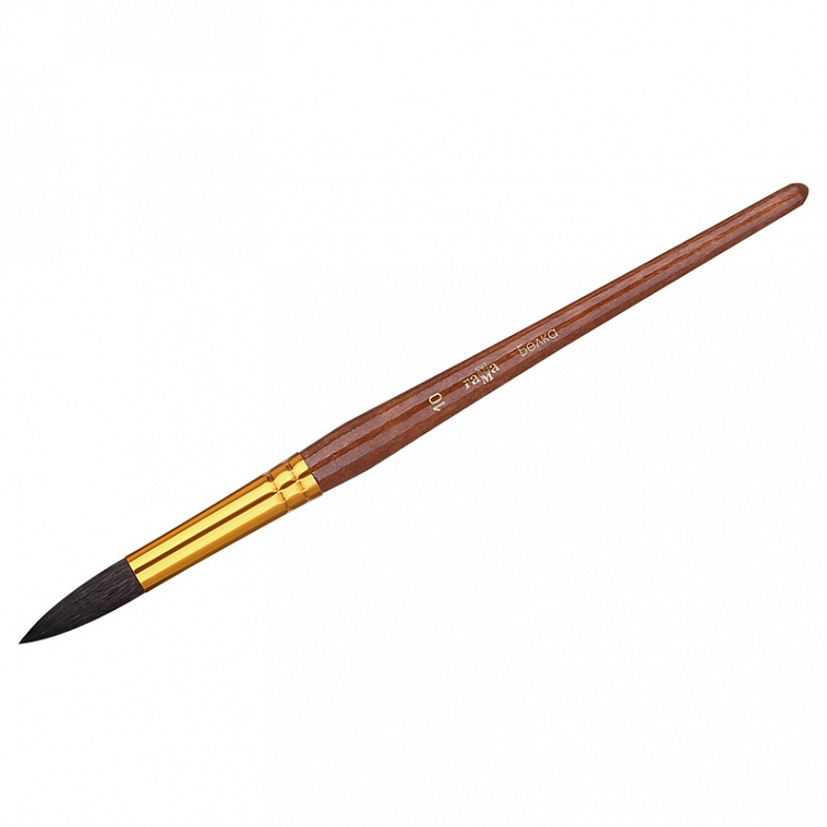 Кисть белка №10 круглая Гамма короткая ручка 606x758