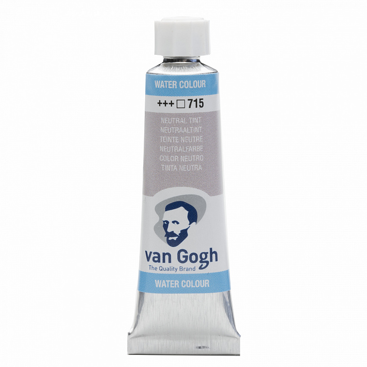 Акварель Talens "Van Gogh" 10 мл Серо-голубой нейтральный NEW / PBk6 / PV19 / PV19 606x758