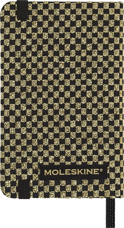 Блокнот нелинованный Moleskine "Le Prescious & Ethical shine" XS 65х105 мм 160 стр, тв. обложка, зол 606x758