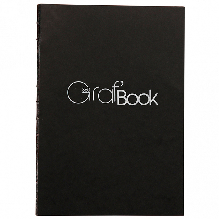 Скетчбук на сшивке Clairefontaine "Graf'Book 360°" А5 100 л 100 г