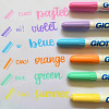 Набор фломастеров утолщенных GIOTTO TURBO GIANT PASTEL 6 цветов, пастельные тона 3