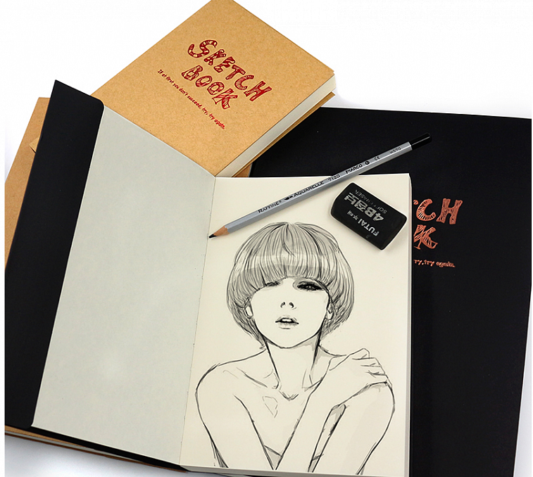 Альбом для эскизов Potentate Simple Sketch Book (Craft Cover) A5 120 л 100 г 606x758