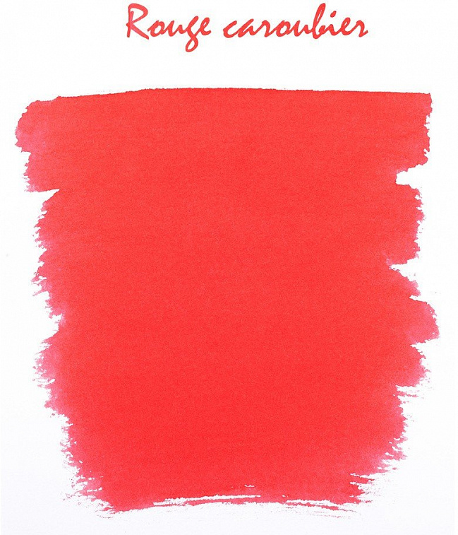 Набор картриджей для перьевой ручки Herbin, Rouge caroubier Алый, 6 шт 606x758