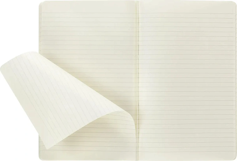 Записная книжка в линейку Moleskine "Voland" 2 шт Large 13х21 см 96 стр., обложка мягкая синий/желты 606x758