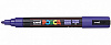 Маркер UNI "POSCA" PC-5M, 1,8-2,5 мм, наконечник пулевидный, цвет берлинская лазурь