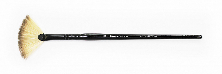 Кисть синтетика №8 веерная Pinax "HI-TECH 243" короткая ручка 606x758