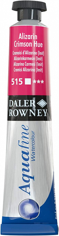 Акварель Daler-Rowney "AQUAFINE" в тубе 8 мл, ализарин малиновый 606x758