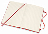 Записная книжка в линейку Moleskine "Classic" Medium 115х180 мм 240 стр., твердая обложка красная 4