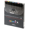 Набор маркеров акриловых TOUCH "Opaque" тонкий наконечник, 8 цв 1