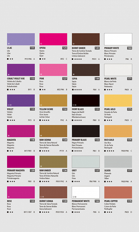 Гуашь ShinHanart "Professional Designers" туба 15 мл разные цвета