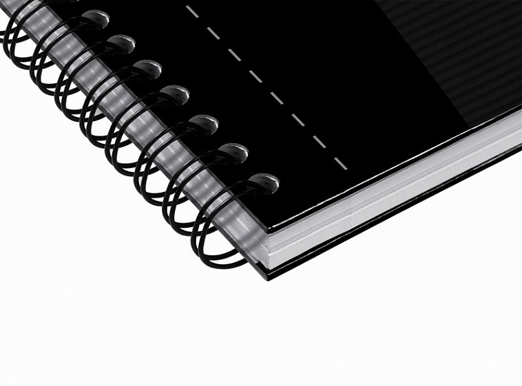 Блокнот в клетку OXFORD Smart Black Notebook A5 90 л твердая обложка черный