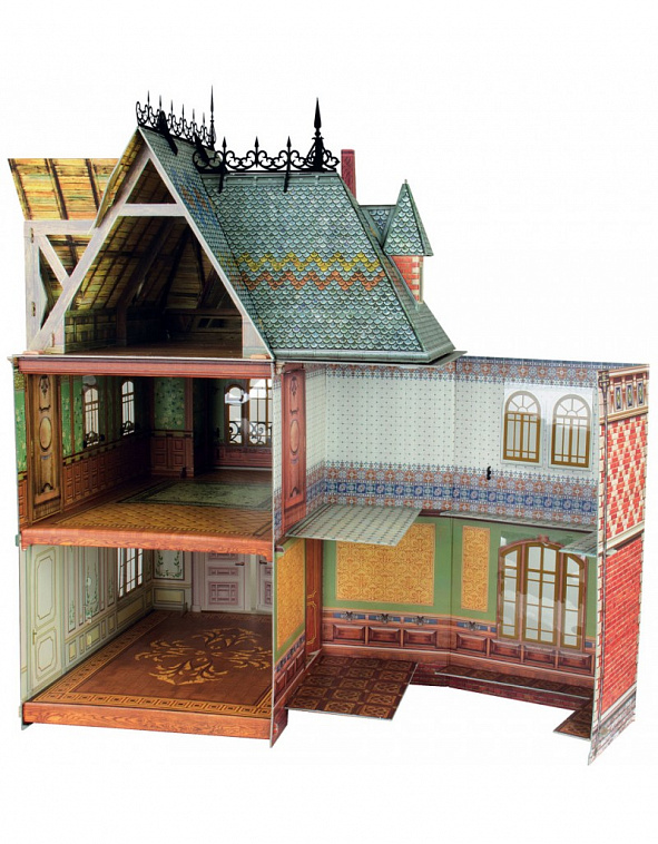 Сборная модель из картона "Кукольный Дом-2"