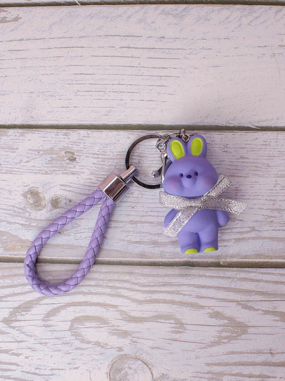 Брелок "Rabbit bow", purple