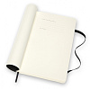 Блокнот в линейку Moleskine "Le Leather" Large 13x21 см 192 стр., обложка мягкая натур. кожа черная 4