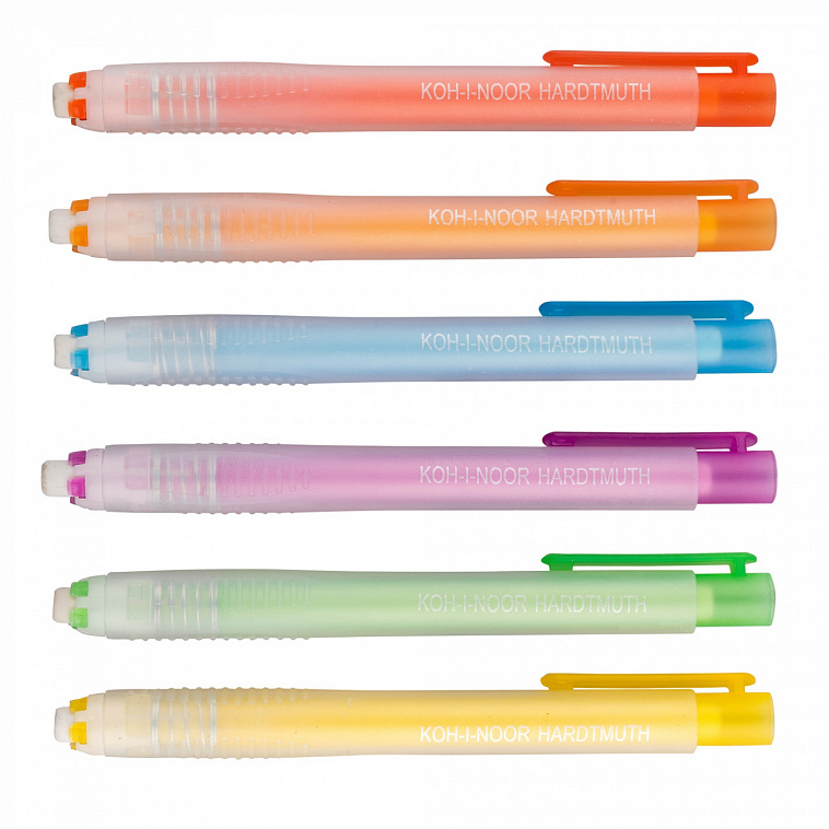 Ластик-карандаш KOH-I-NOOR корпус пластиковый, цвет корпуса в ассортименте