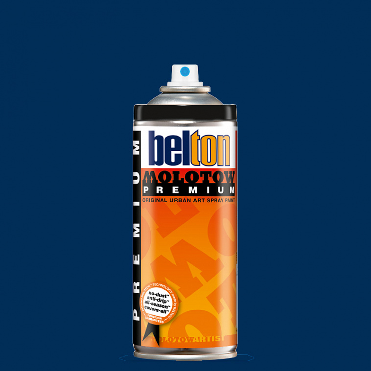 Аэрозольная краска Molotow Premium "belton" 400 мл #104 sapphire blue 606x758