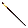 Кисть синтетика №16 скошенная Pinax "Creative 688" жесткая, длинная ручка 