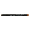 Линер Pentel Pointliner 0,5 мм, сепия