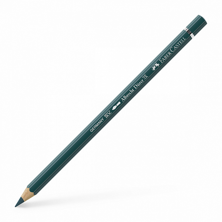 Карандаш акварельный Faber-Castell "Albrecht Durer" Темно-кобальтовая зелень 606x758
