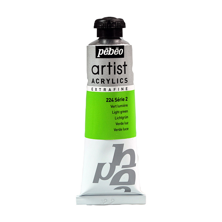 Акрил Pebeo "Artist" 37 мл Светло-зеленый   606x758