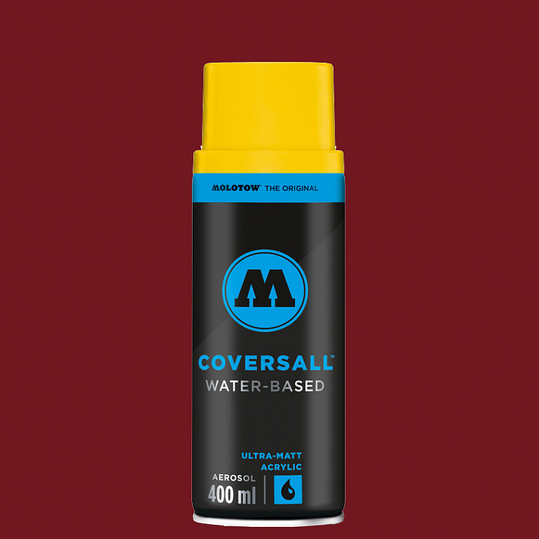 Акрил в аэрозоли Molotow "Coversall" 400 мл, Burgundy 606x758