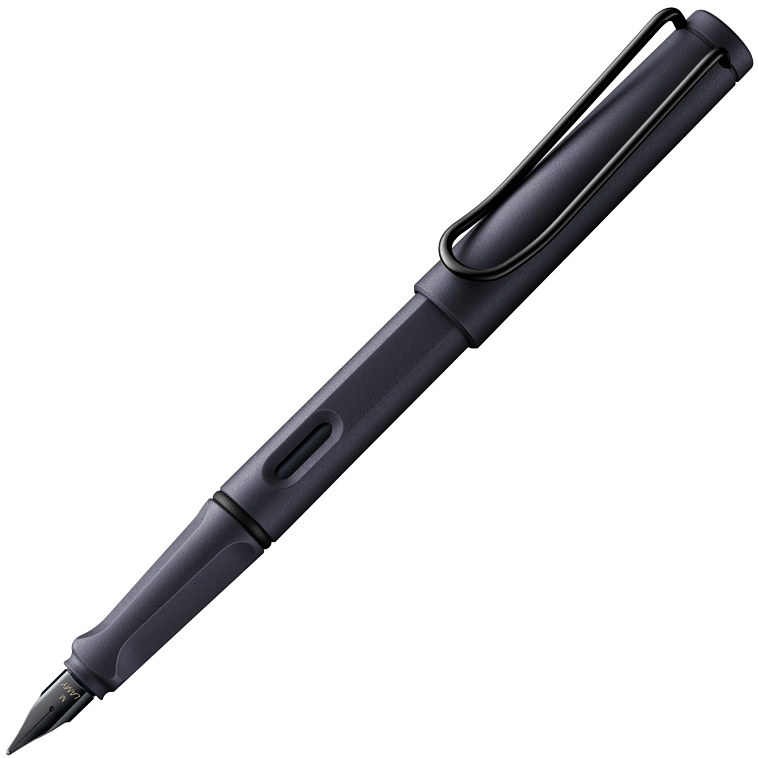 Ручка перьевая Lamy Steel Black 0E2 safari 606x758