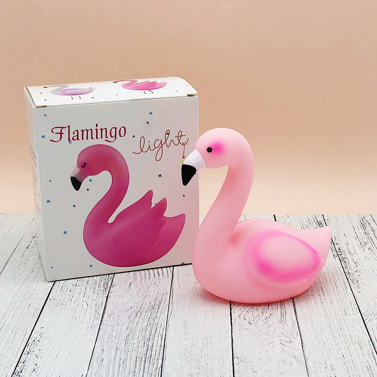 Ночник "Фламинго", white