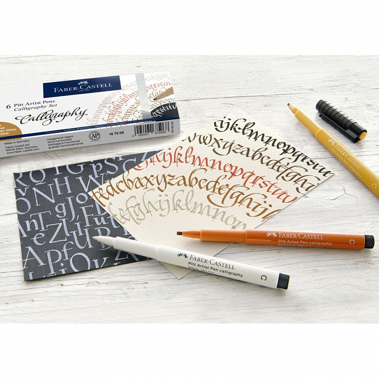 Ручка капиллярная Faber-Castell "Pitt Artist Calligraphy Pen" 2,5 мм