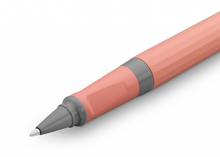 Ручка-роллер KAWECO PERKEO Cotton Candy 0.7 мм розовый корпус с серыми вставками