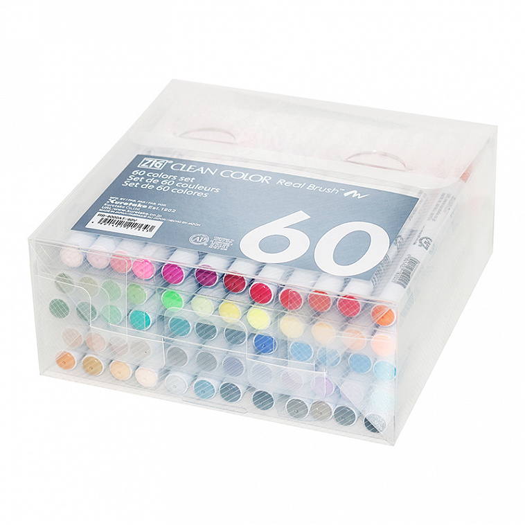 Набор маркеров Clean Color Real Brush 60 шт